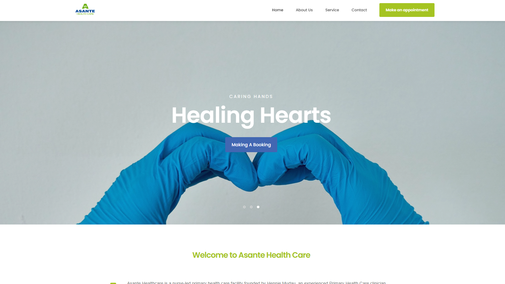 Asante Health Care project by MKDE IT Solutions