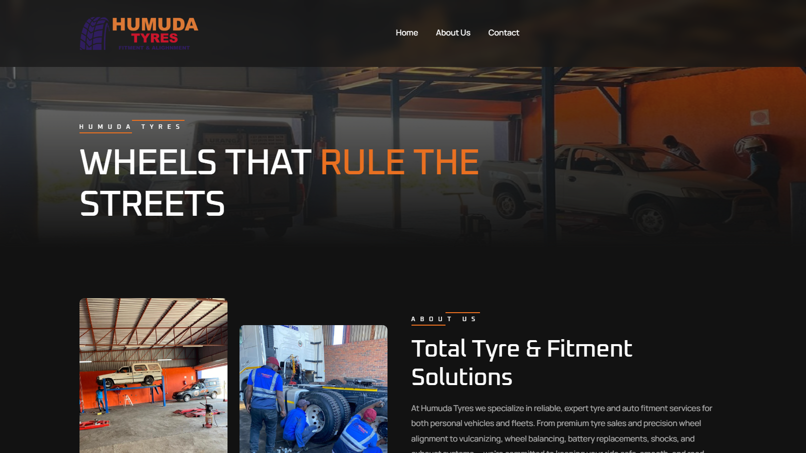 Humuda Tyres project by MKDE IT Solutions